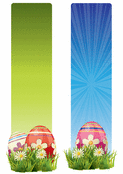Oeufs festifs au jardin printanier